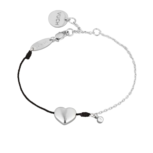 Narukvica Shiny Heart Black