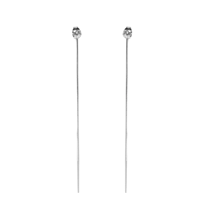 Naušnice Bowy Silver