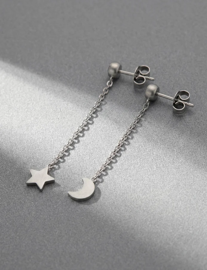 Naušnice Infinity Silver