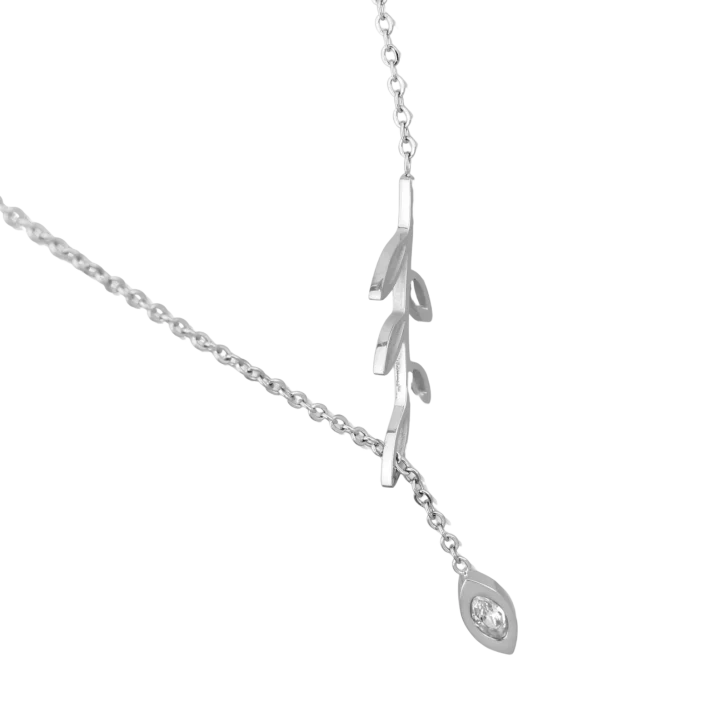 Ogrlica Fallness Silver