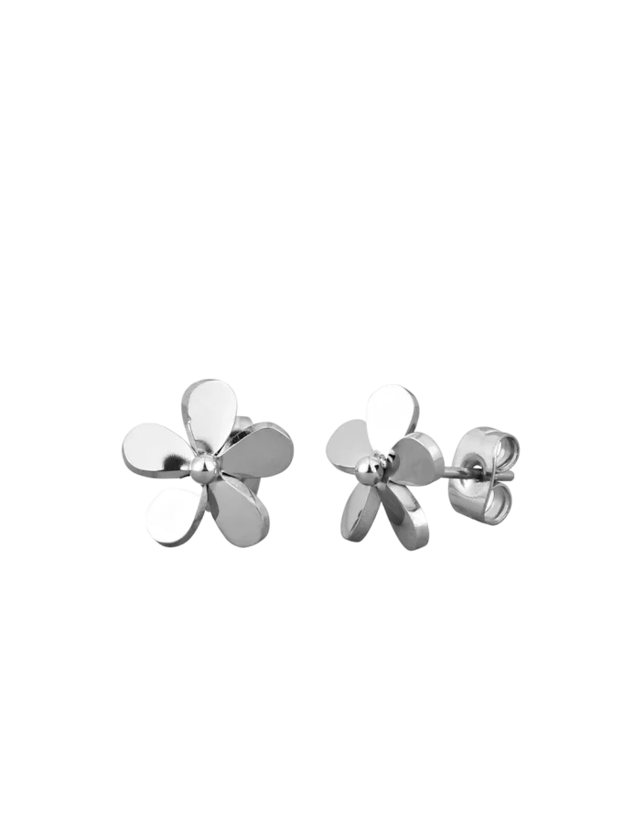 Naušnice Fleurette Silver