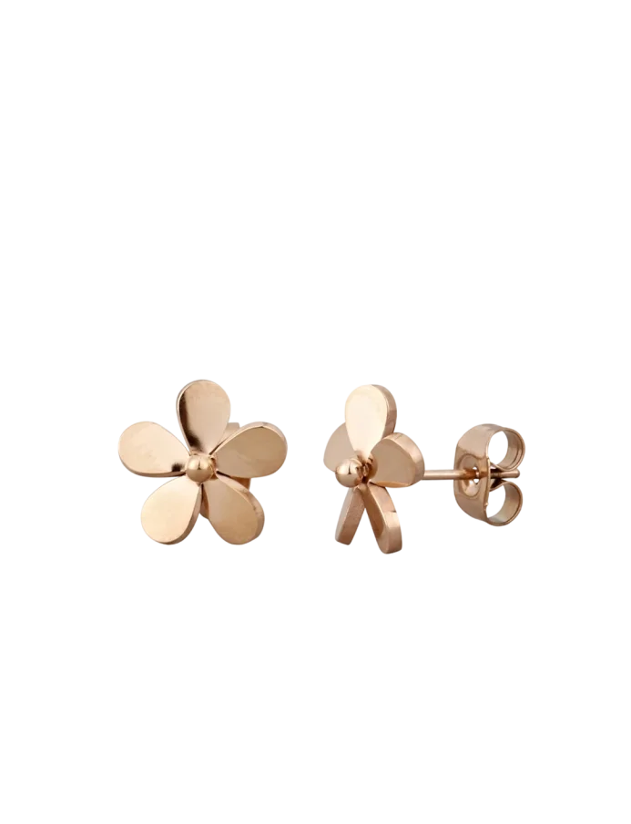 Naušnice Fleurette Rosegold