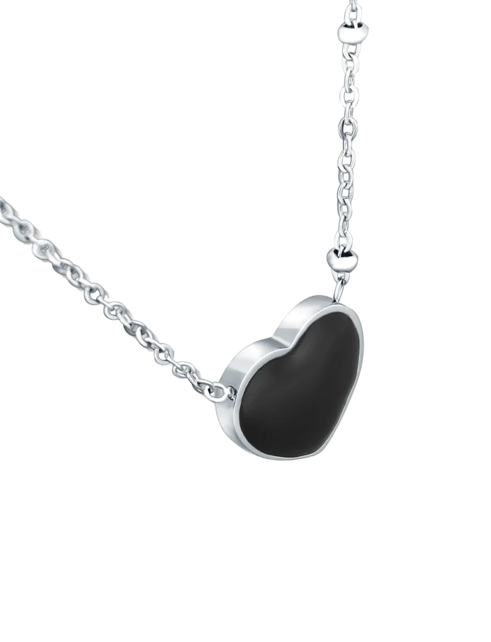 Ogrlica Sophie Heart Black
