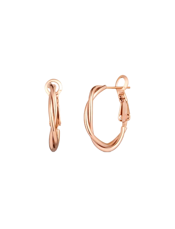 Naušnice Aster Rose Gold