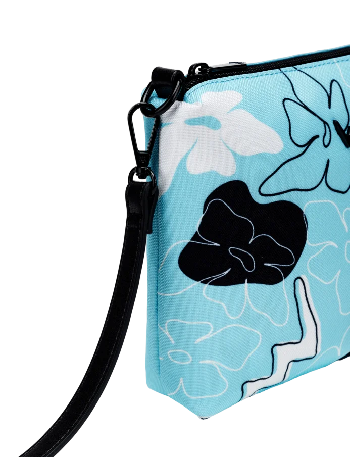 Nuria Flowers Line Blue