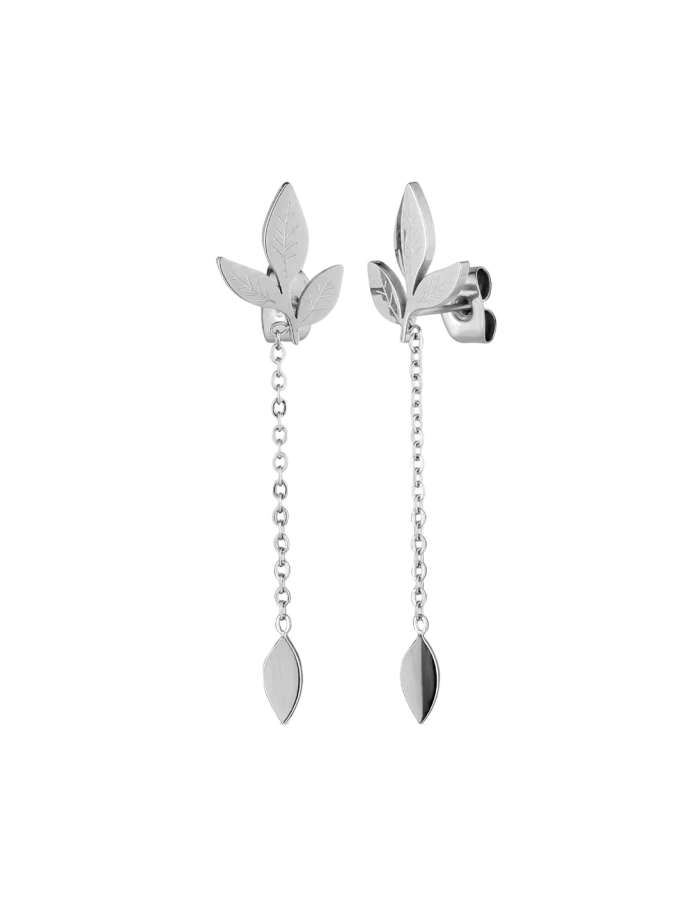 Naušnice Gleam Silver