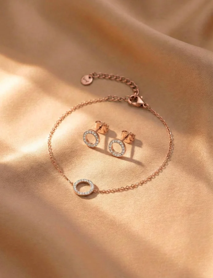 Narukvica Elorina Rose Gold