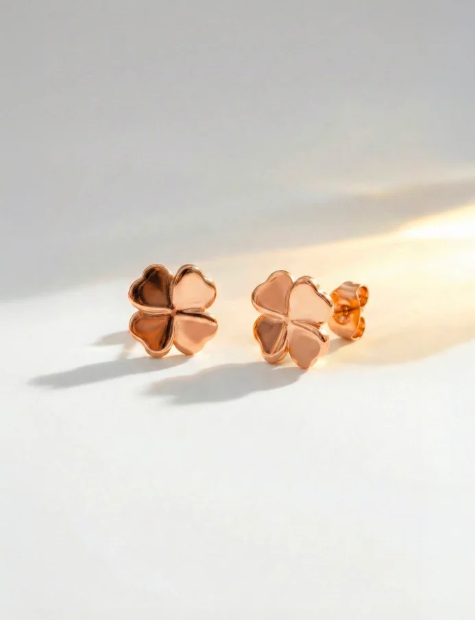 Naušnice Fouria Rose Gold