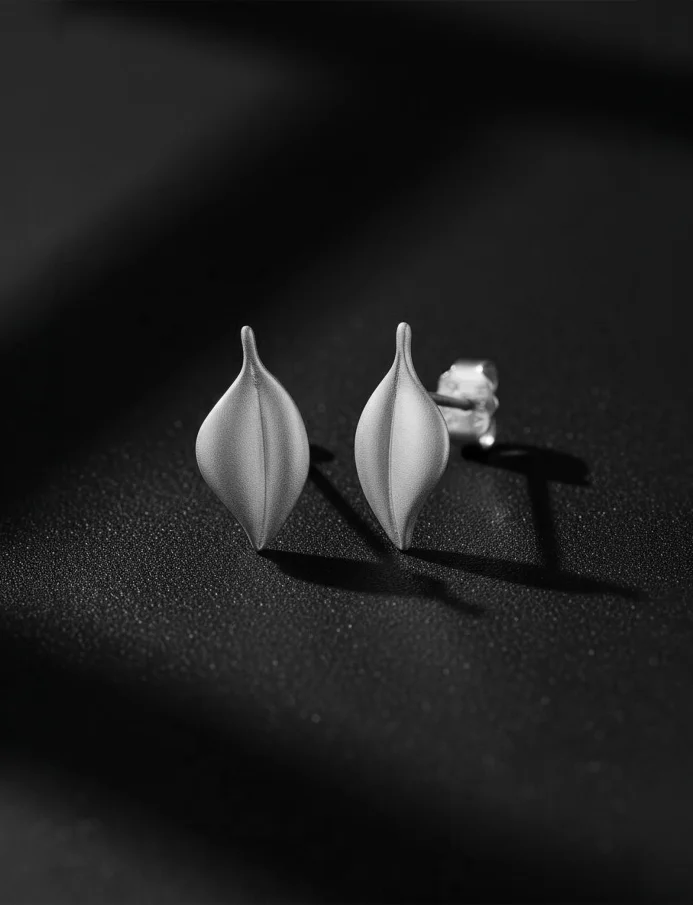 Naušnice Enid Silver