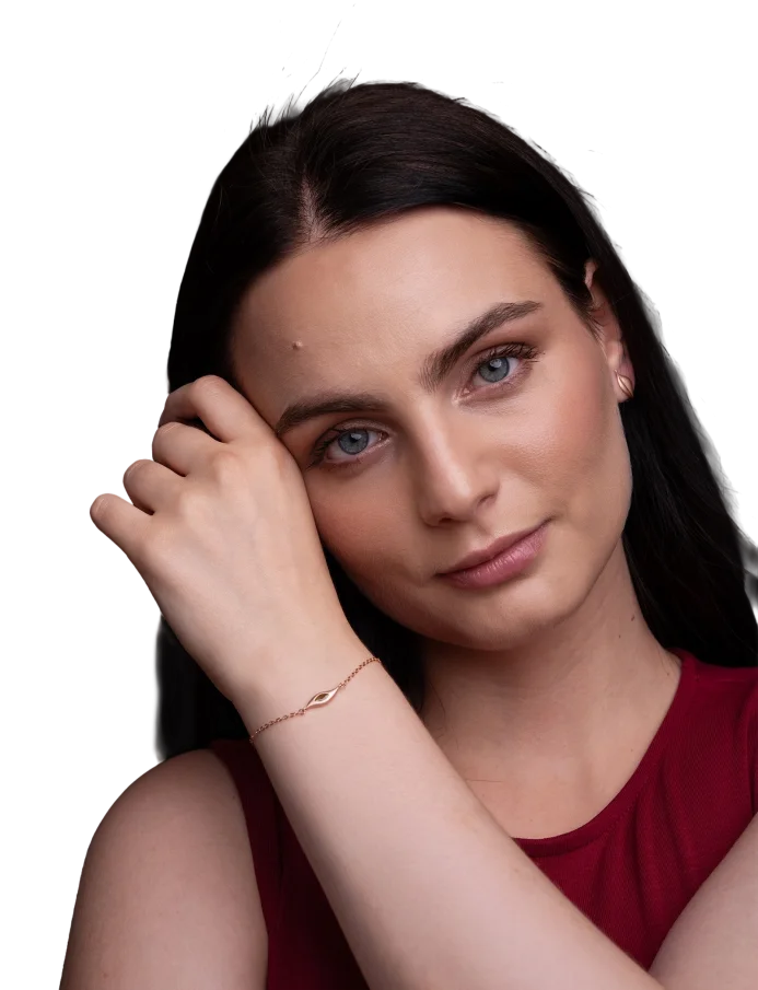 Naušnice Enid Rose Gold