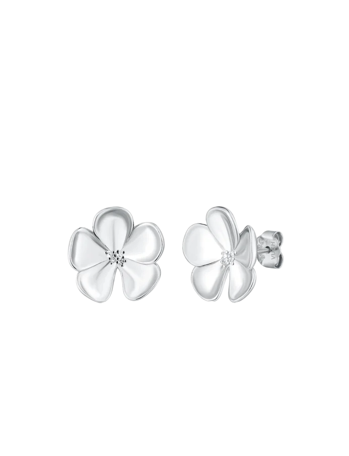 Naušnice Floret Silver