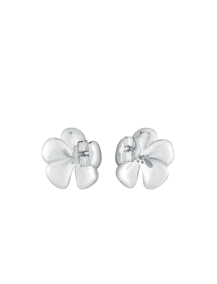 Naušnice Floret Silver