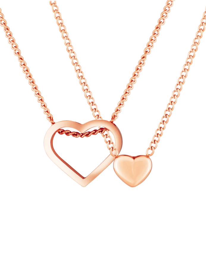 Ogrlica Claribel Rose Gold