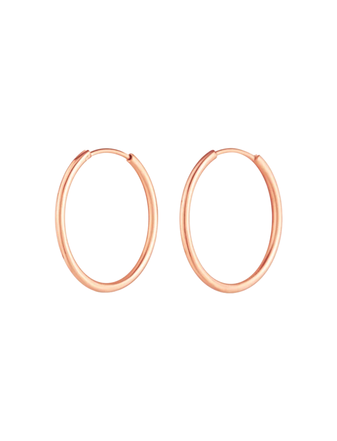 Naušnice Yetta Middle Rose Gold