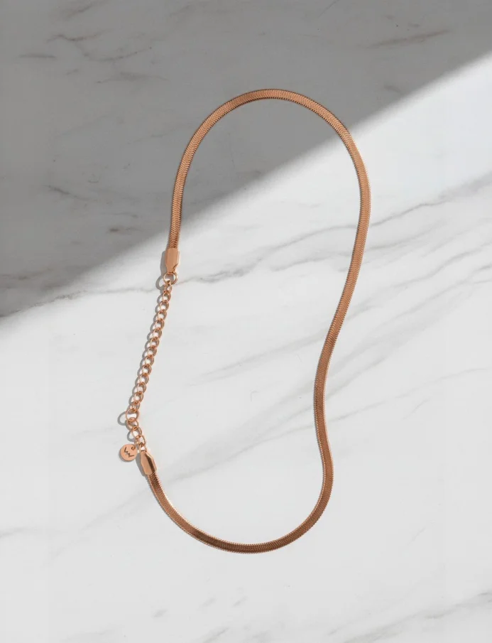 Ogrlica Evoa Rose Gold