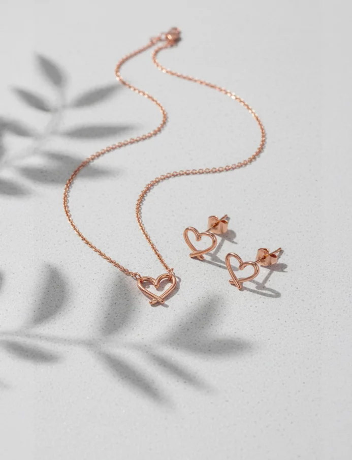 Ogrlica Emery Rose Gold
