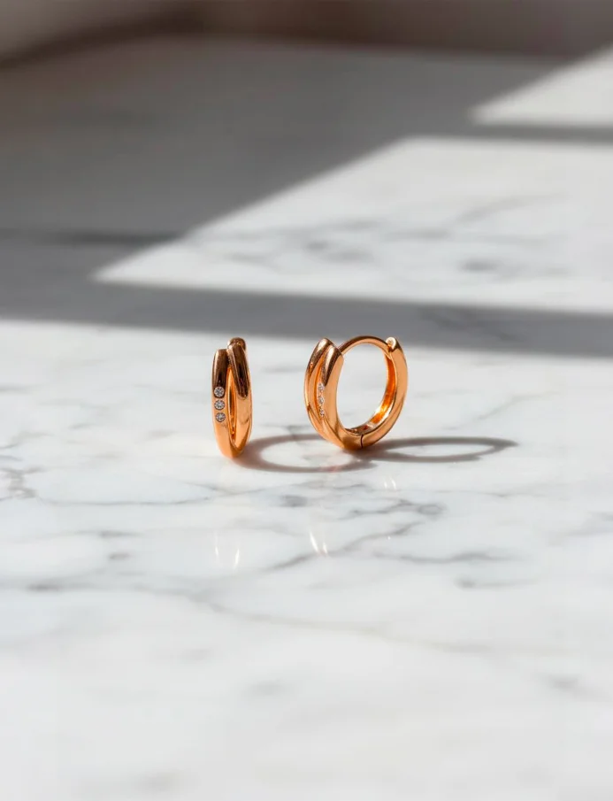 Naušnice Elysium Rose Gold