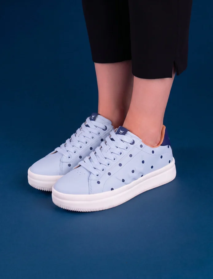 Lucky Dots Dusty Blue - 36