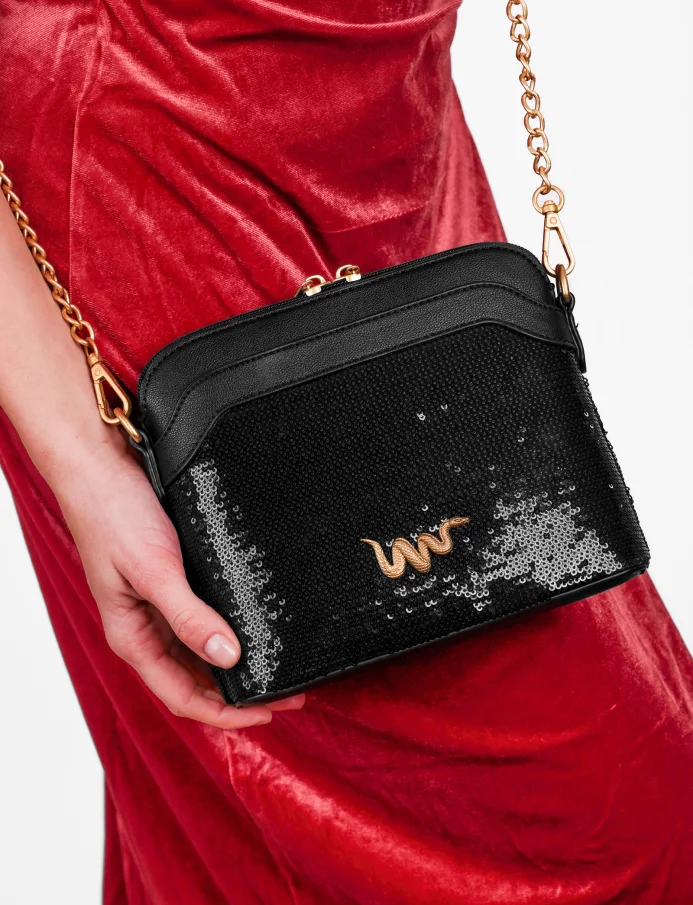 Fossy Sequin Mini Black