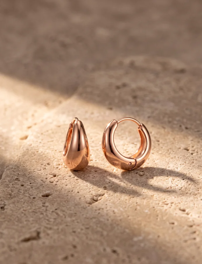 Naušnice Ringela Rose Gold