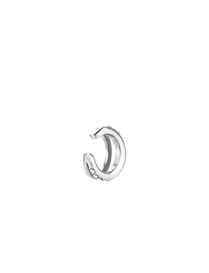 Naušnice Vein Silver