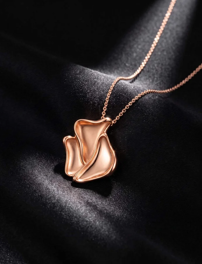 Ogrlica Calyx Rose Gold