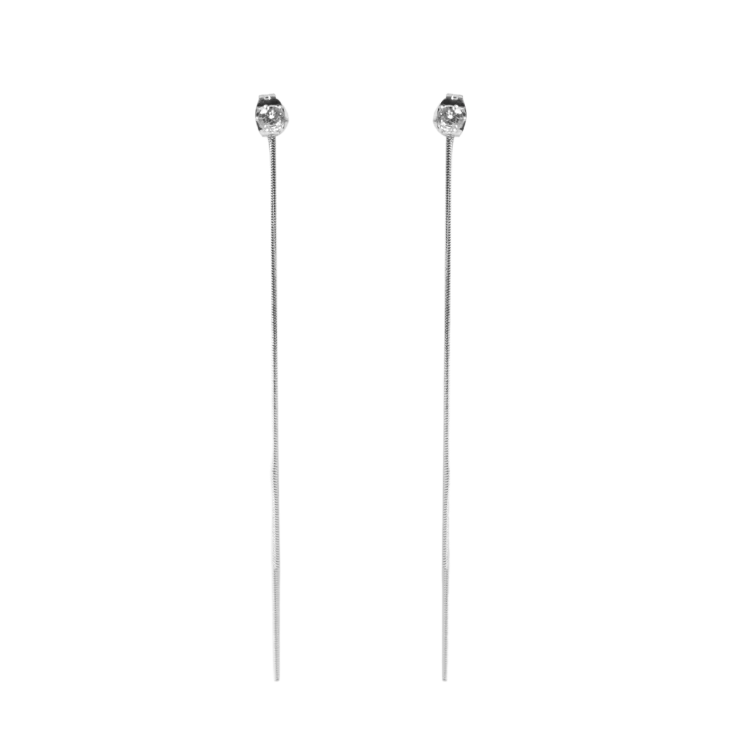Naušnice Bowy Silver