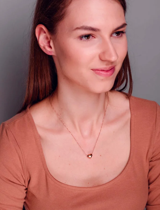 Ogrlica Deep Love Rose Gold