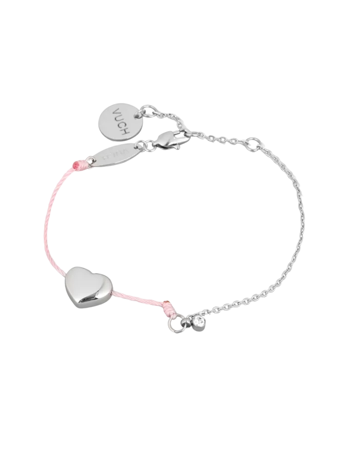 Narukvica Shiny Heart Pink