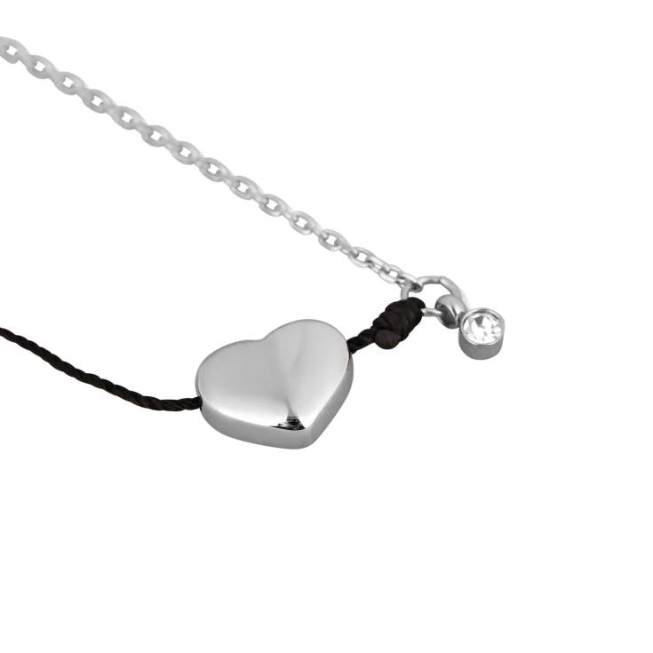 Narukvica Shiny Heart Black