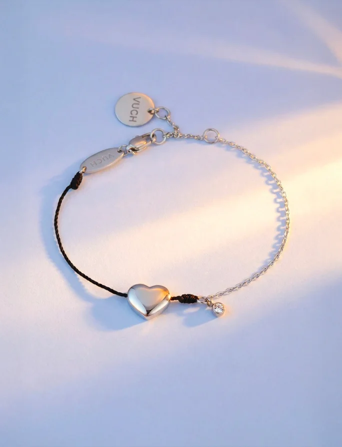 Narukvica Shiny Heart Black