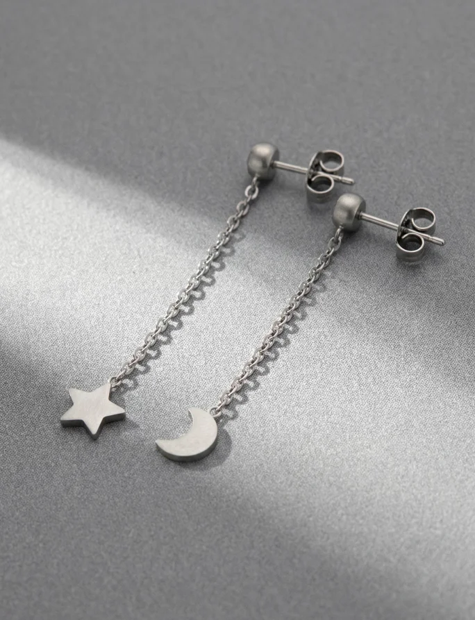 Naušnice Infinity Silver