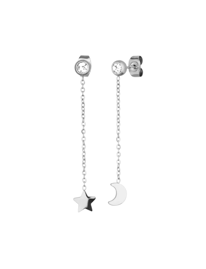 Naušnice Infinity Silver