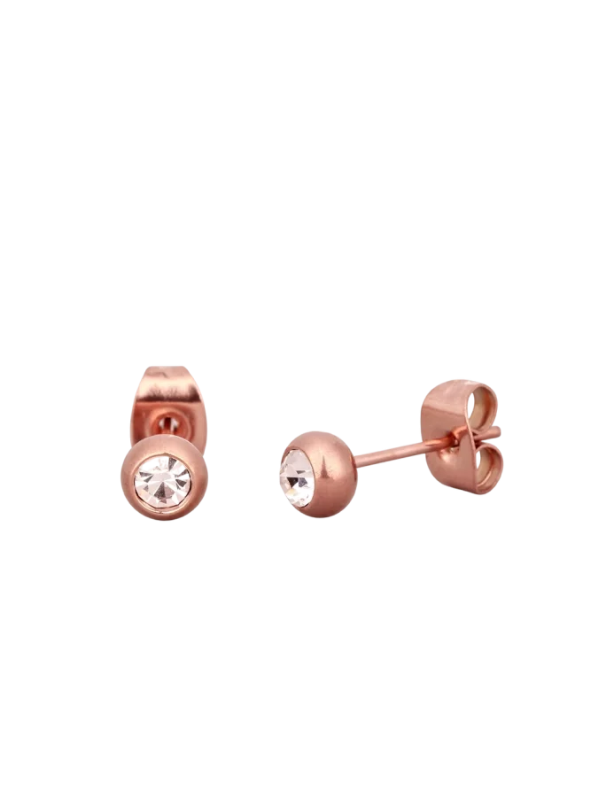 Naušnice Gem Rose Gold