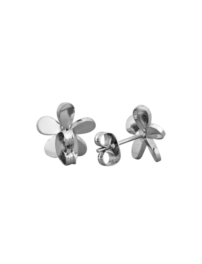 Naušnice Fleurette Silver