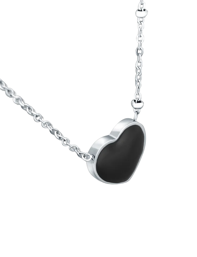 Ogrlica Sophie Heart Black
