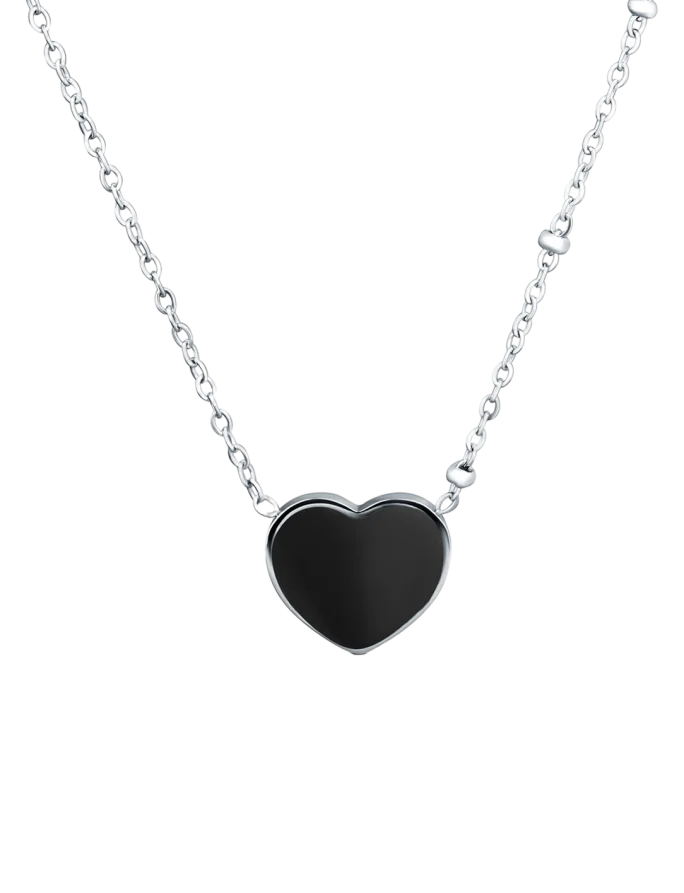Ogrlica Sophie Heart Black