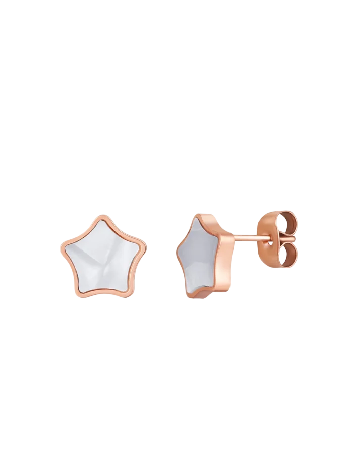 Naušnice Moore Rose Gold