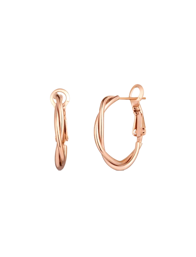Naušnice Aster Rose Gold