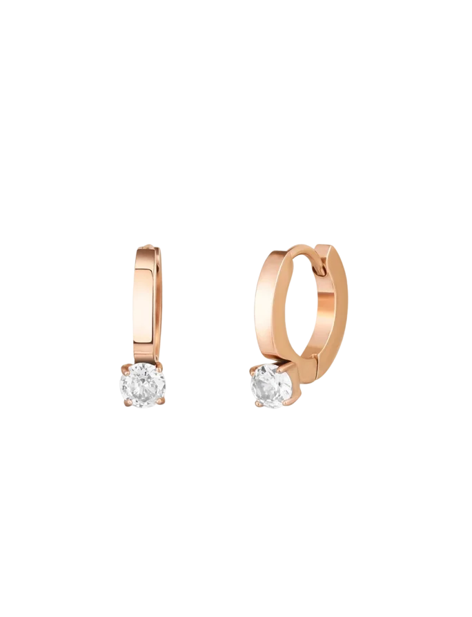Naušnice Manilla Rose Gold