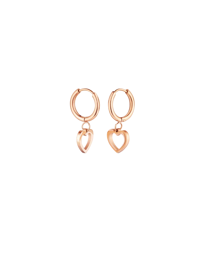 Naušnice Glimmer Rose Gold
