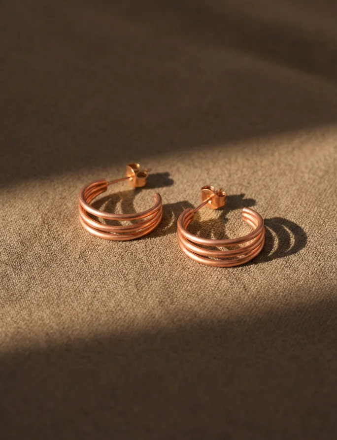 Naušnice Elegy Rose Gold