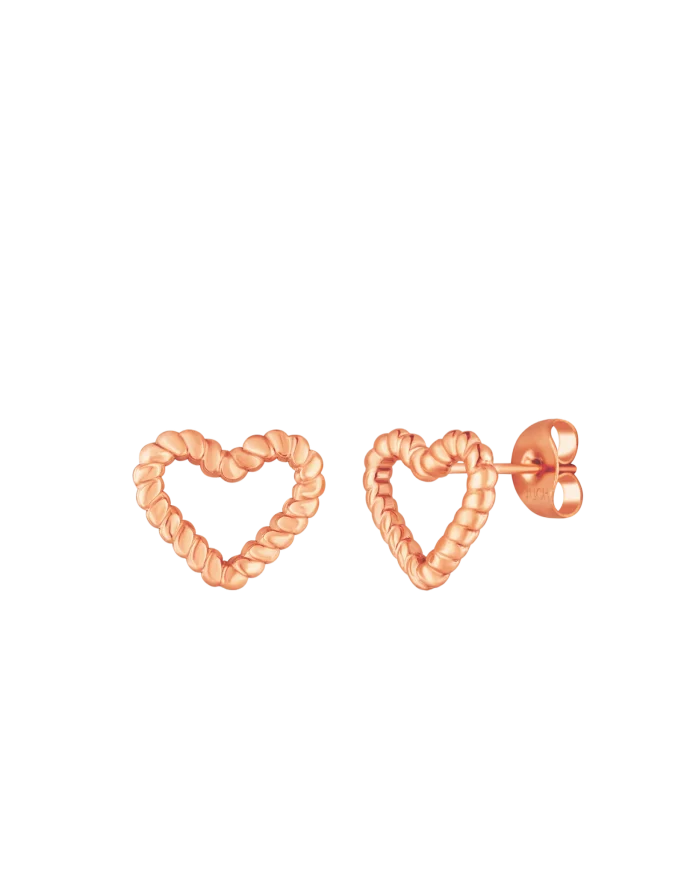 Naušnice Arisca Rose Gold