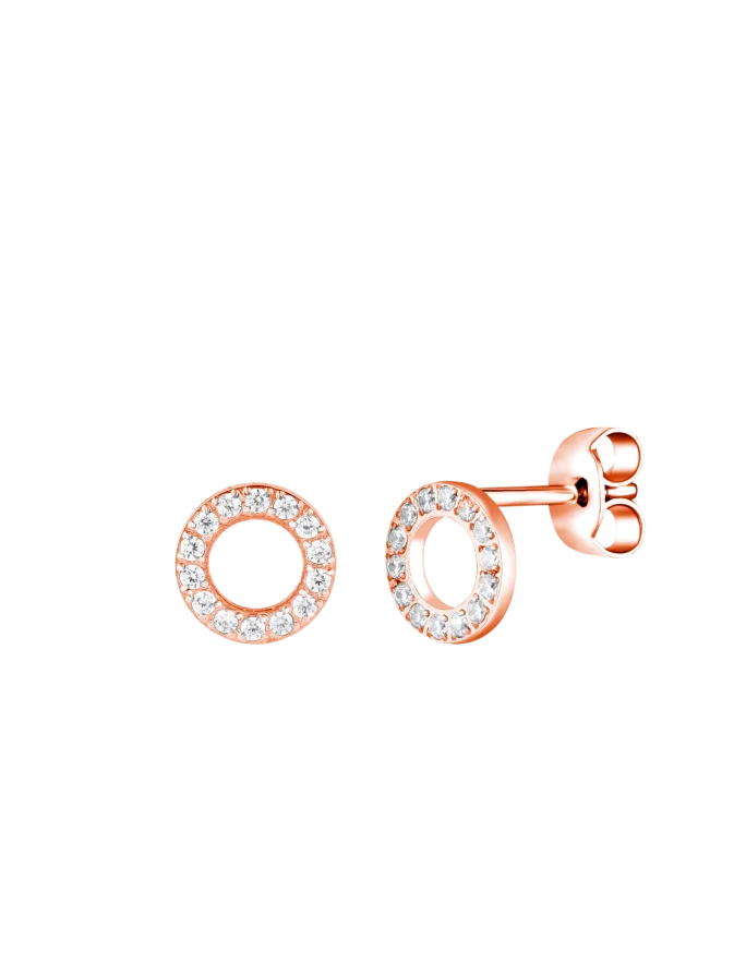Naušnice Elorina Rose Gold