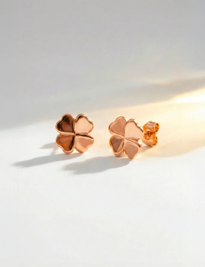 Naušnice Fouria Rose Gold