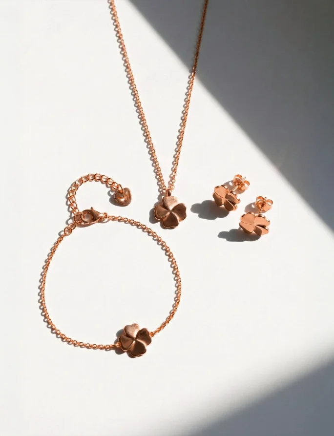Naušnice Fouria Rose Gold