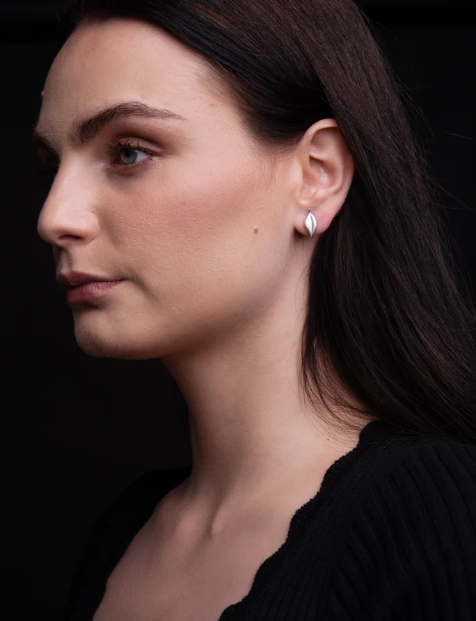 Naušnice Enid Silver