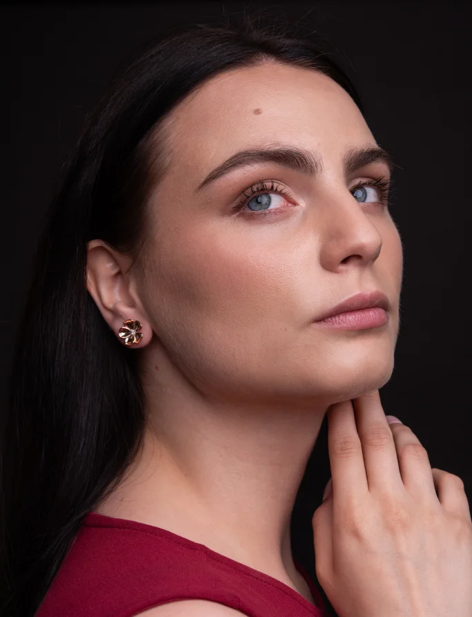 Naušnice Floret Rose Gold