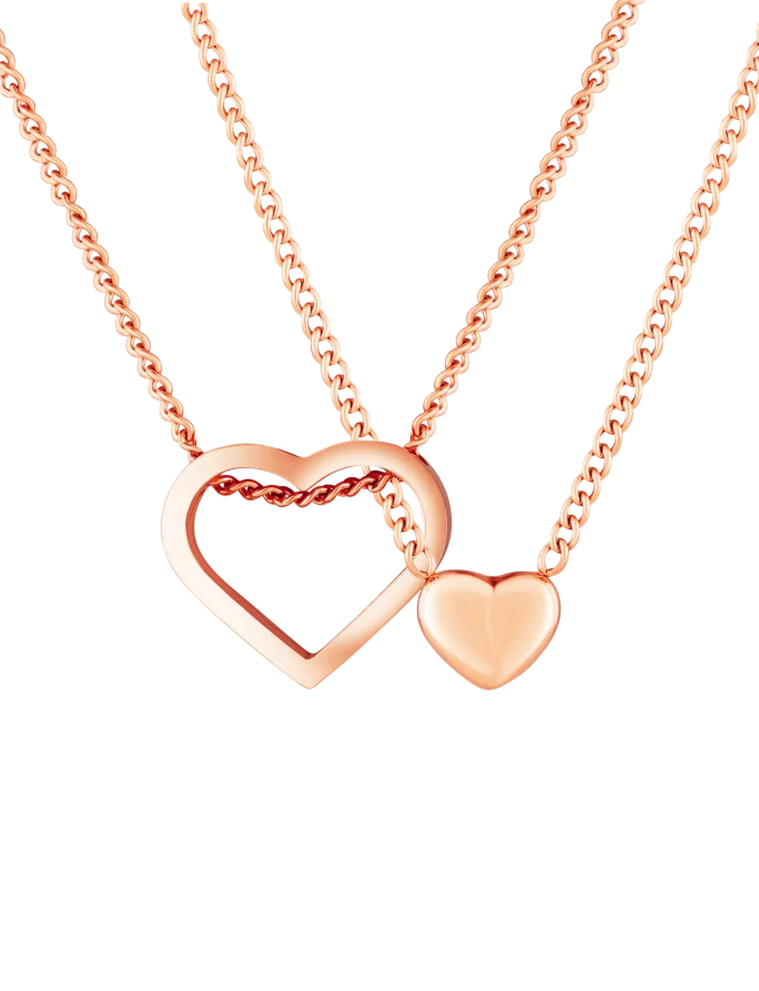 Ogrlica Claribel Rose Gold