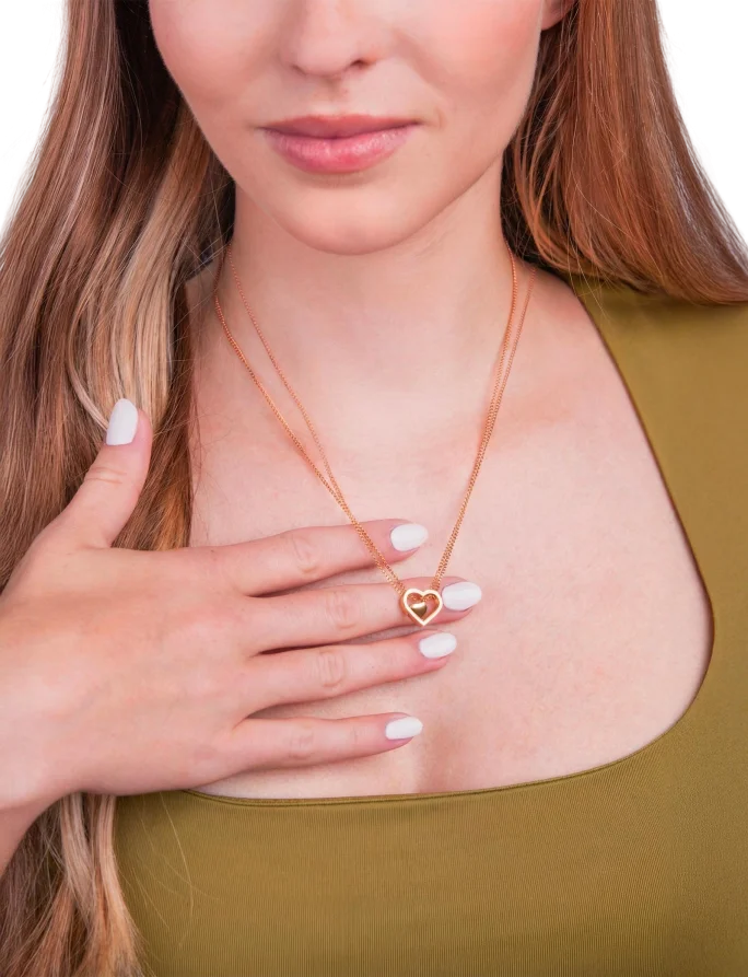 Ogrlica Claribel Rose Gold